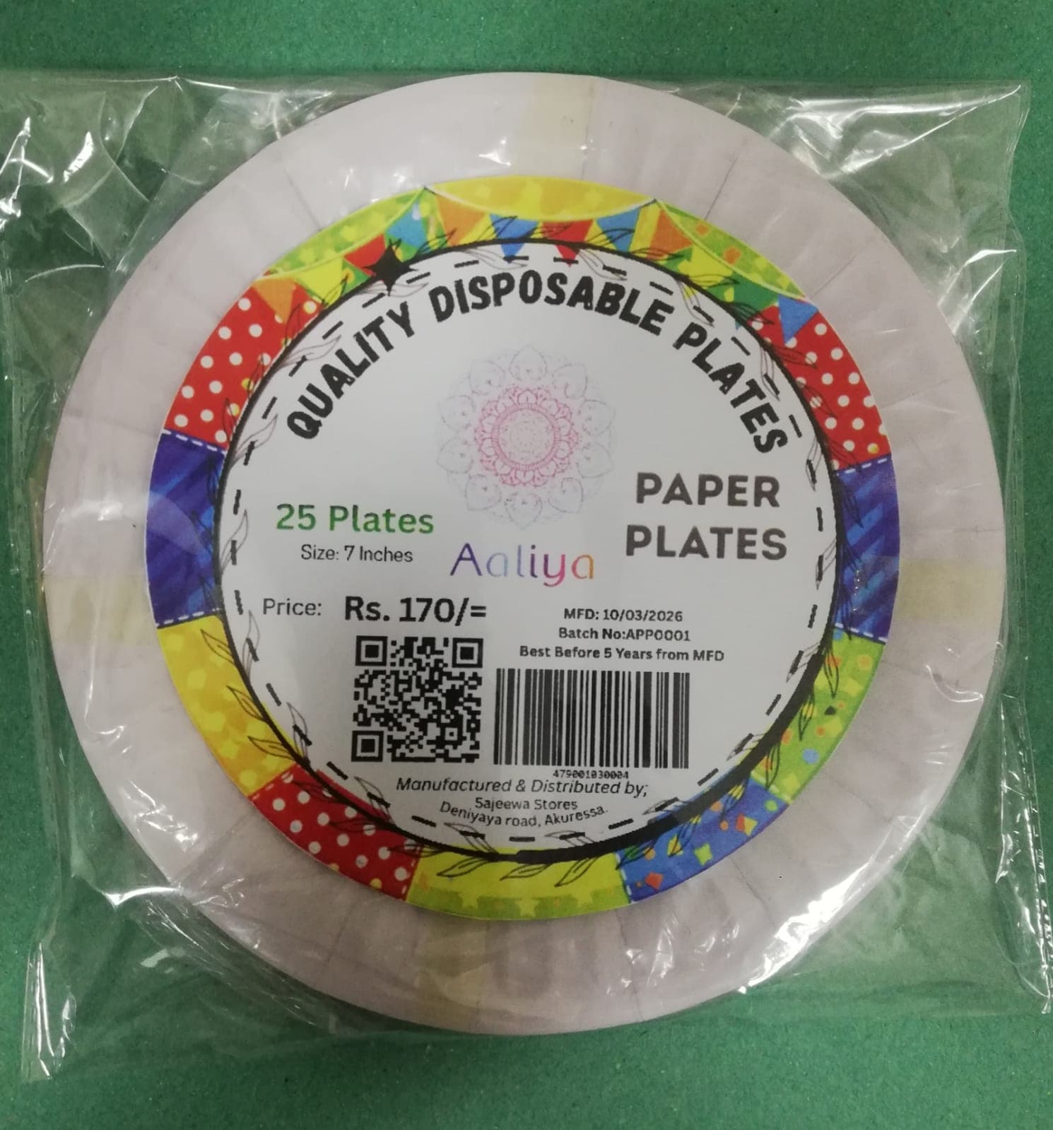Paper Plates – 25 Pack